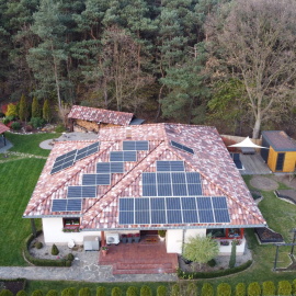 Dom jednorodzinny w Tarnowskich Górach 9,6 kWp