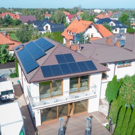 Dom jednorodzinny w Warszawie 10.72 kWp